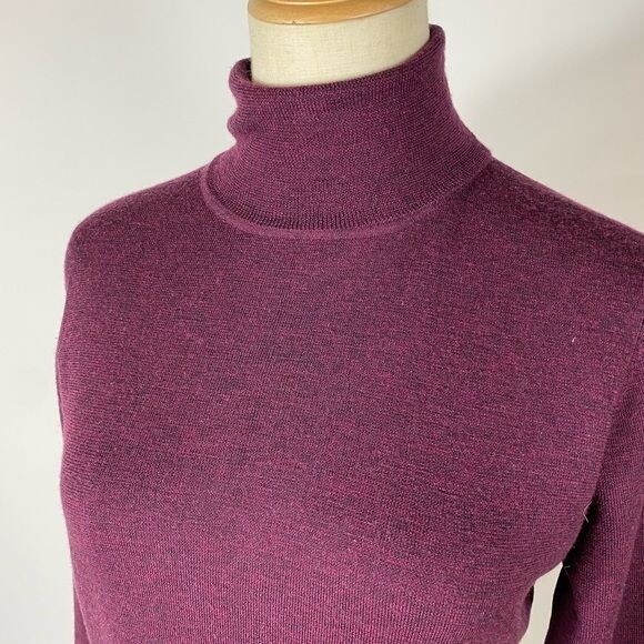 Свитер BROOKS BROTHERS Merino Wool Plum 